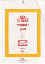 Prinz/Scott Stamp Mounts 120x207 mm Ameripex Presidential Souvenir Sheets Clear