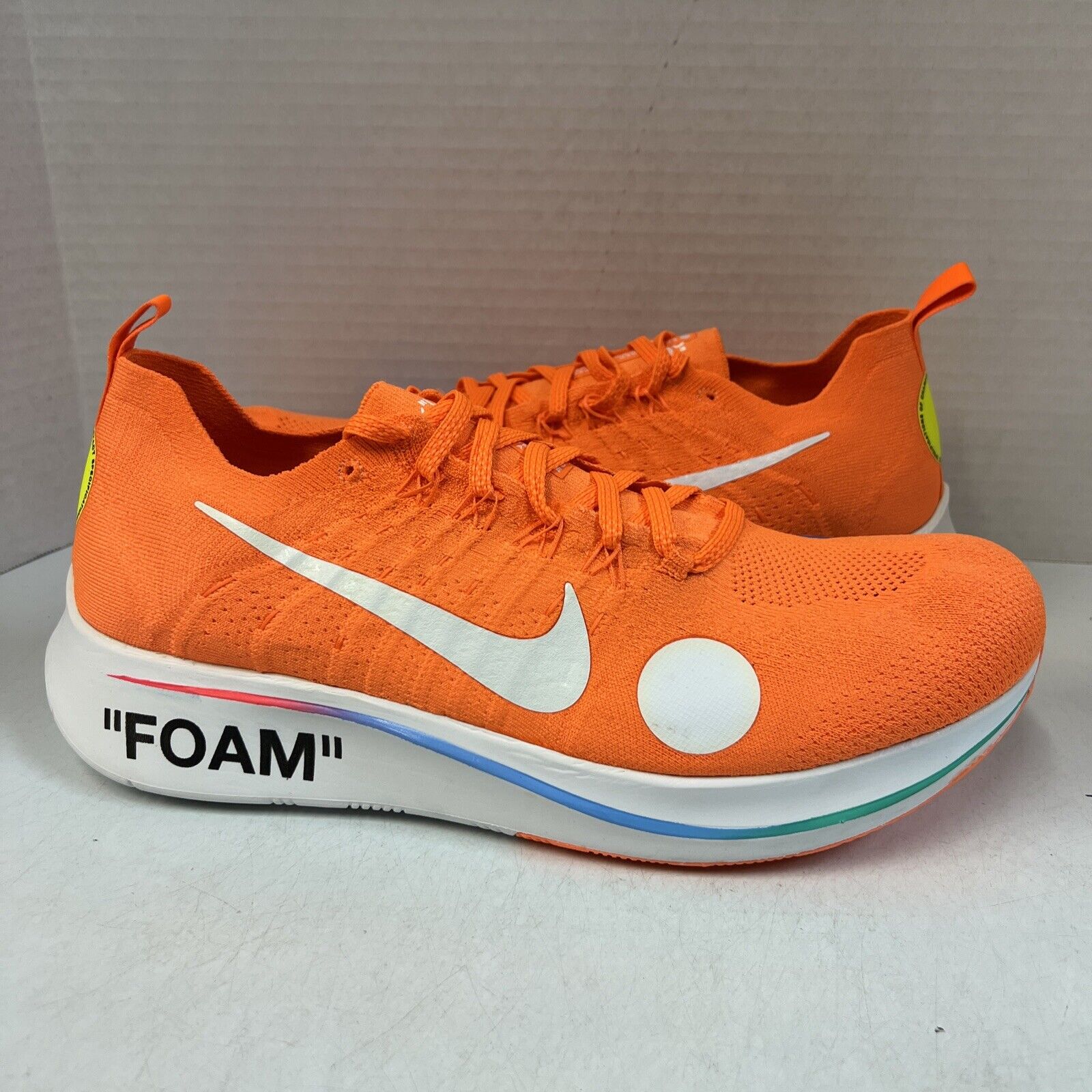 Off-White x Zoom Fly Mercurial Flyknit 'Total Orange