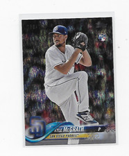 KYLE McGRATH 2018 TOPPS #376 FOILBOARD PARALLEL FACTORY SET ONLY 006/190 PADRES