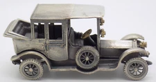 5oz Vintage Italian Handmade Genuine Silver Rolls-Royce 1912 Car Figurine Statue