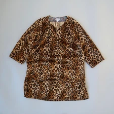 FWK Engineered Garments Leopard Velour Tunic Pullover 2