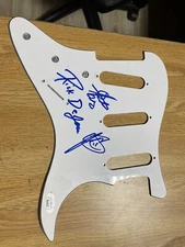 ROCK BAND ADELITAS WAY RICK DEJESUS ANDREW CUSHING STAFFORD SIGNED PICKGUARD JSA