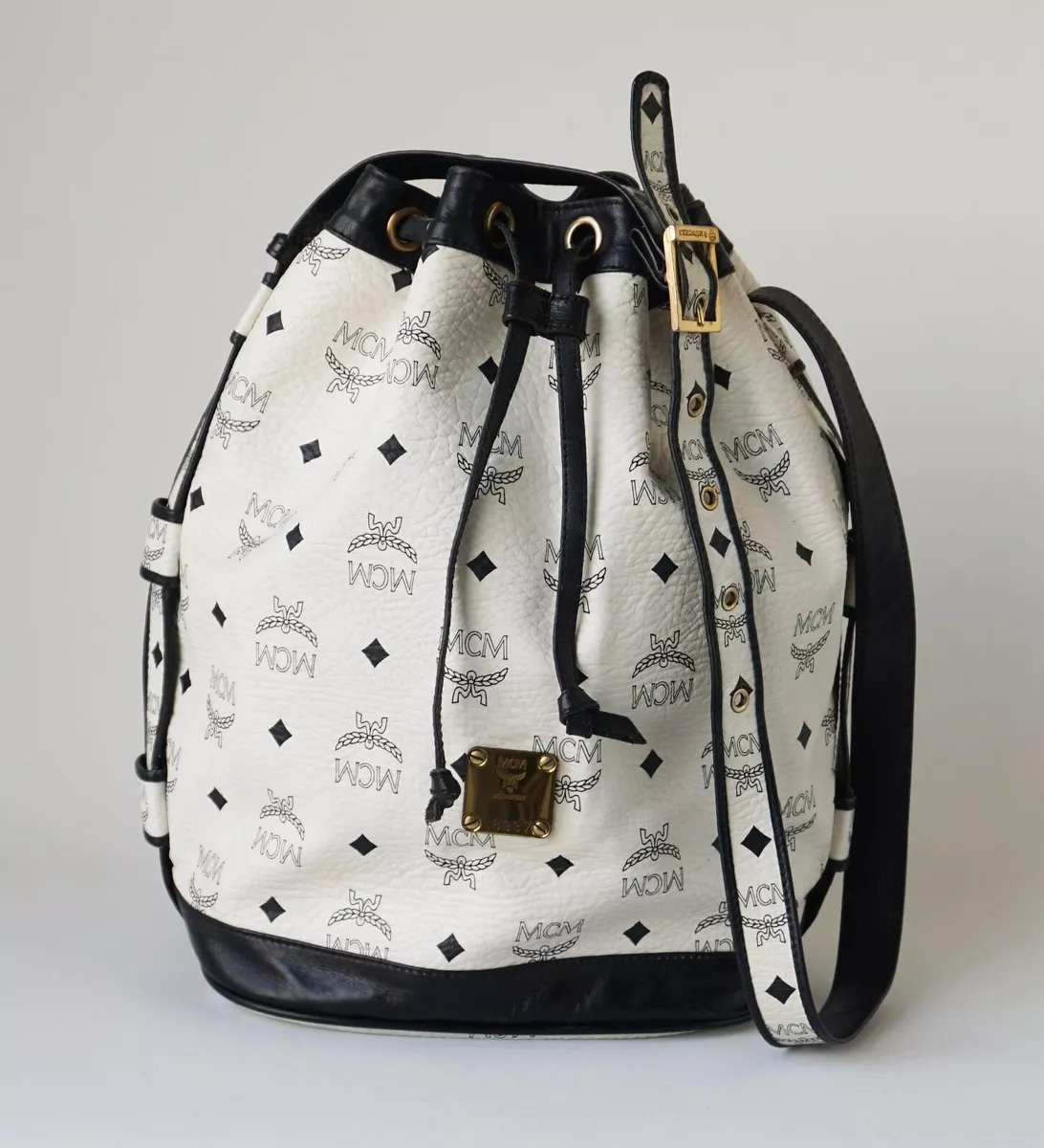 AUTHENTIC BRAND NEW MCM SLING BLACK & WHITE BAG (HERITAGE COLLECTION)