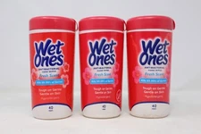 Pack of 3x Wet Ones Antibacterial Hand Wipes, Fresh Scent, 40-Ct ( EXP 10/2025 )