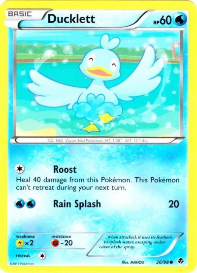 Pokemon - Ducklett - 26/98 - Common - Emerging Powers - NM