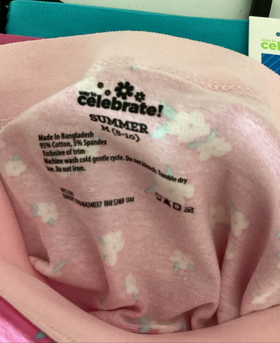 CELEBRATE! SUMMER HIPSTER 3-Pack COTTON Panties Sz.M * - Picture 4 of 4
