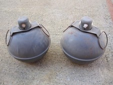 2 Torcia antica di segnalazione a cherosene lampada vintage segnalatore stradale