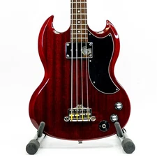2011 Epiphone EB-0 SG Bass Cherry Red w/ Artec Sidewinder AlNiCo V Pickup