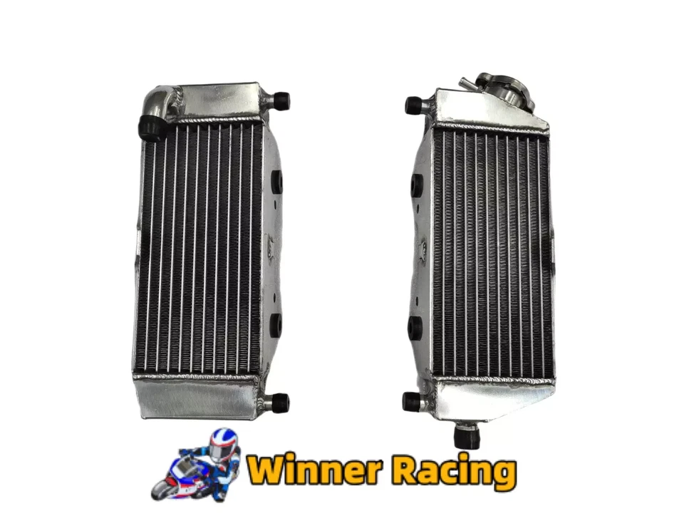 Radiador de aluminio para Kawasaki KX125 / KX250 1999-2004 ambos lados Foto 4 de 4