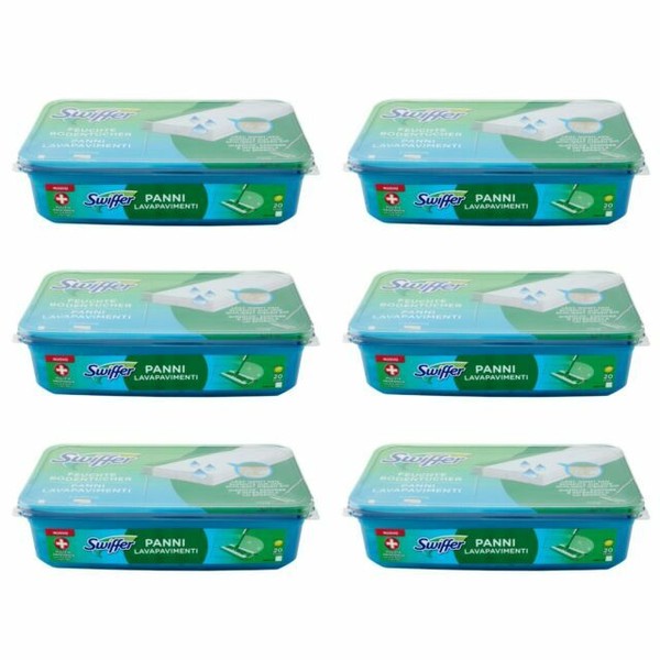 Swiffer Panni Umidi Lavapavimenti con Aroma di Limone, 120 Pezzi | Acquisti  Online su eBay