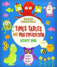 Brain Boosters: Times Tables and Multiplication Activity Book,Penny Worms, Gra