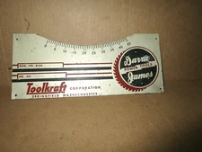 Darra James Toolkraft Corp. 8 in table saw model 815A, Front angle panel