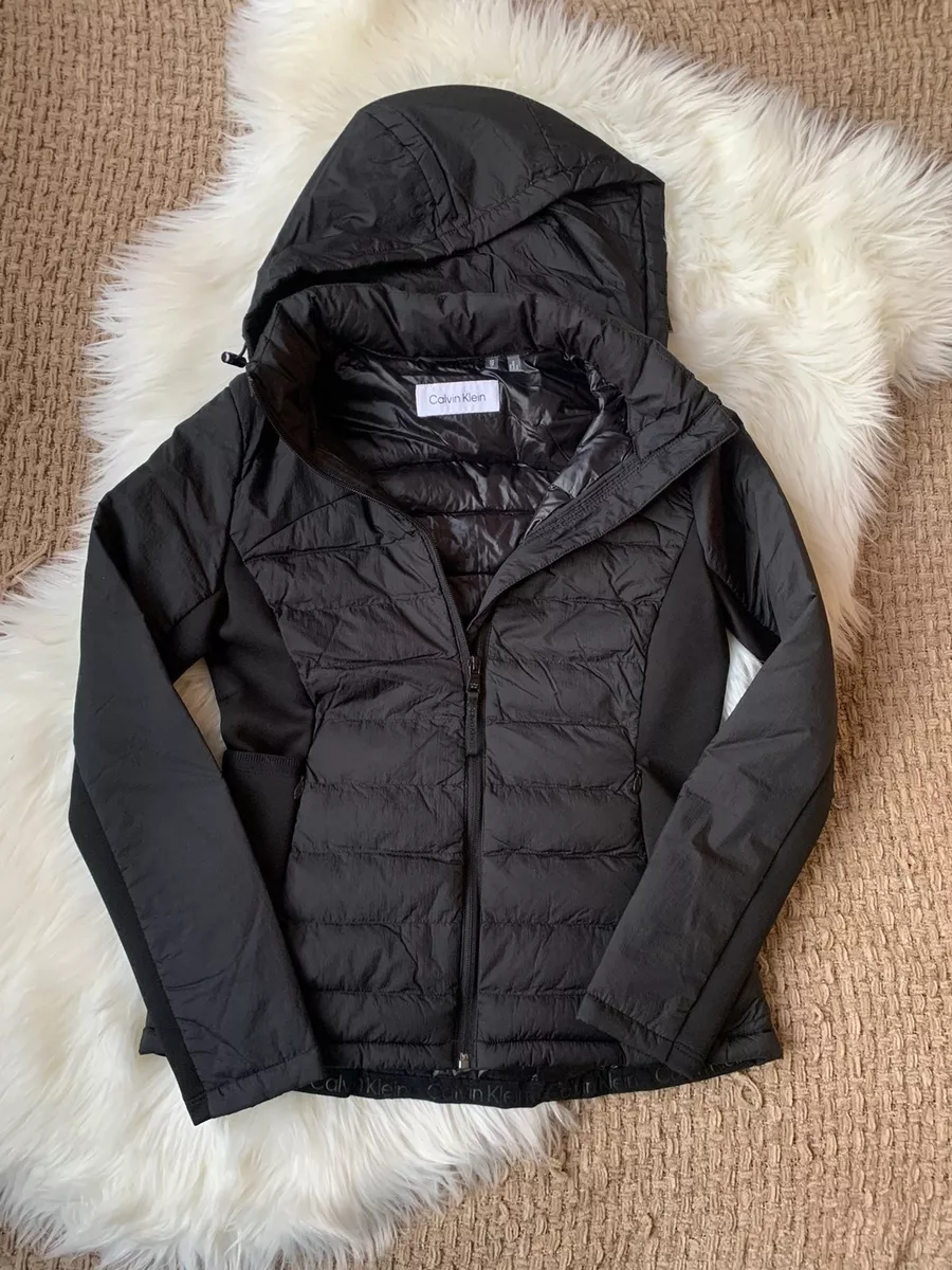 NWOT Calvin Klein black puffer jacket size XS eBay