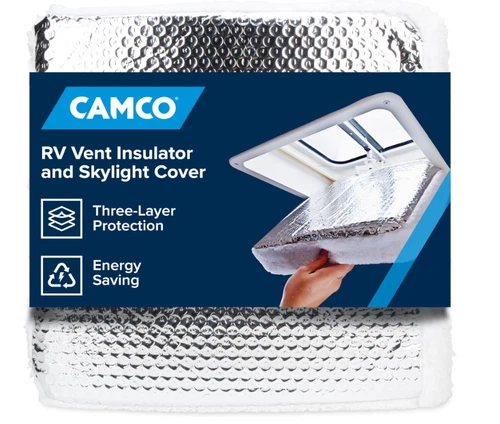 CAMCO 45192 Camper/RV Vent Insulator and Skylight Cover | Features 3 Layers