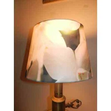 Vintage Print Lamp Shade, Uno Attachment, Great Contemporary Look