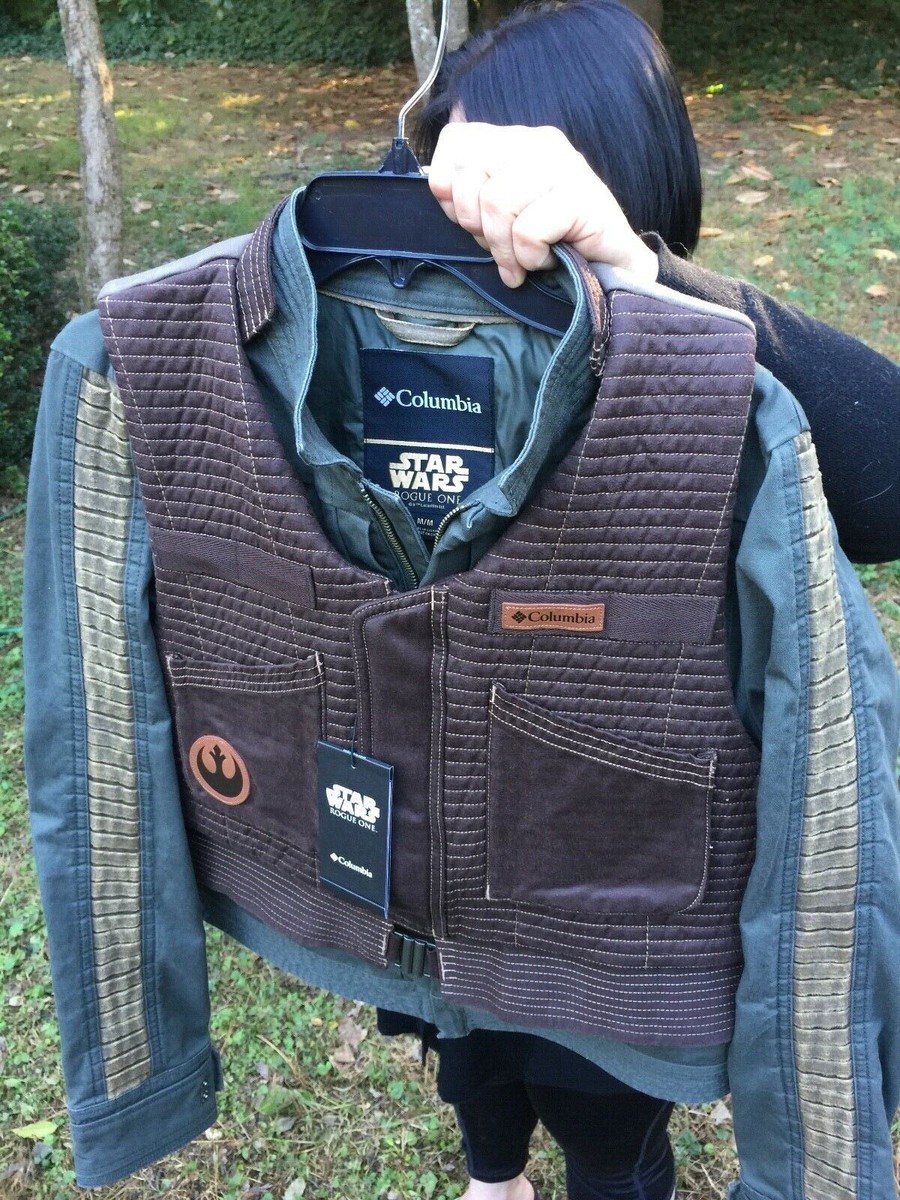 Rare! NWT Columbia Star Wars Rogue One Jyn Erso Rebel Jacket