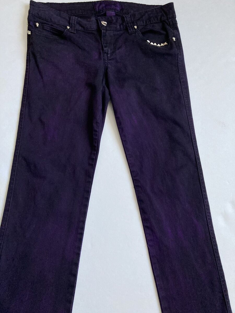 Tripp NYC Daang Goodman Tie Dye Black Purple Jeans Pants Tripp NYC Daang Goodman Tie Dye Black Purple Jeans Pants