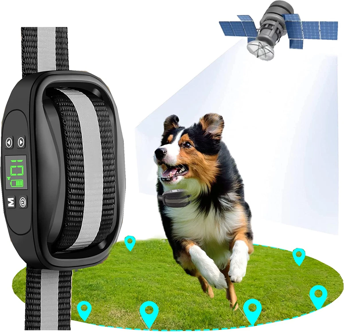 GPS Wireless Dog Fence Electric Dog Fence Pet Containment System Large Signal