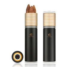 G Galiner Cigar Tube Travel Cigar Hydrating Tube Humidor Case With Hygrometer