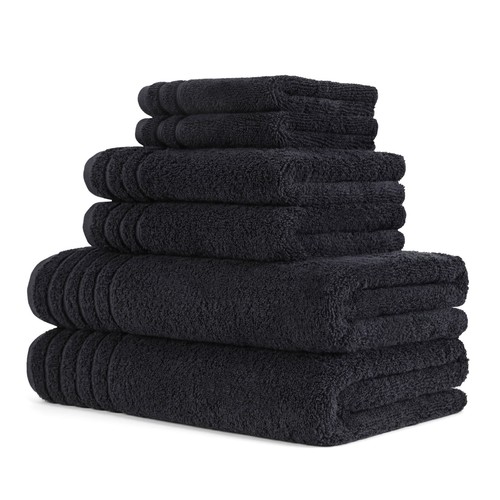 BW Luxe Home - 100% Soft Turkish Cotton 6 Piece Towel Set 2 Bath, 2 Hand, 2 Wash - Picture 13 of 41