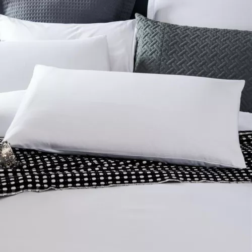 New 350tc Cotton Plain White Hotel Quality Pillow slip Cover Pillowcase 48x73cm