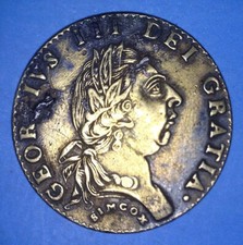 RARITY-6 (DIE VARIETY) NW-3660 SIMCOX 1795 GUINEA WHIST COUNTER - *83505702 🌈