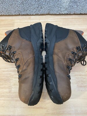 TegoPro Mens 11M Brown Composite Toe Waterproof Leather Work 