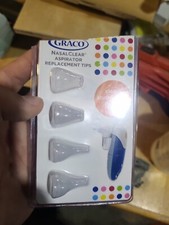 Graco Nasal Clear Aspirator Replacement Tips READ DESCRIPTION NEW sealed 3
