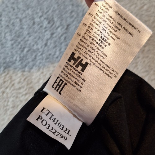 Helly Hansen Pants Youth Size 8 Black Voss Rain Helox+ Rainwear Waterproof - Picture 13 of 13