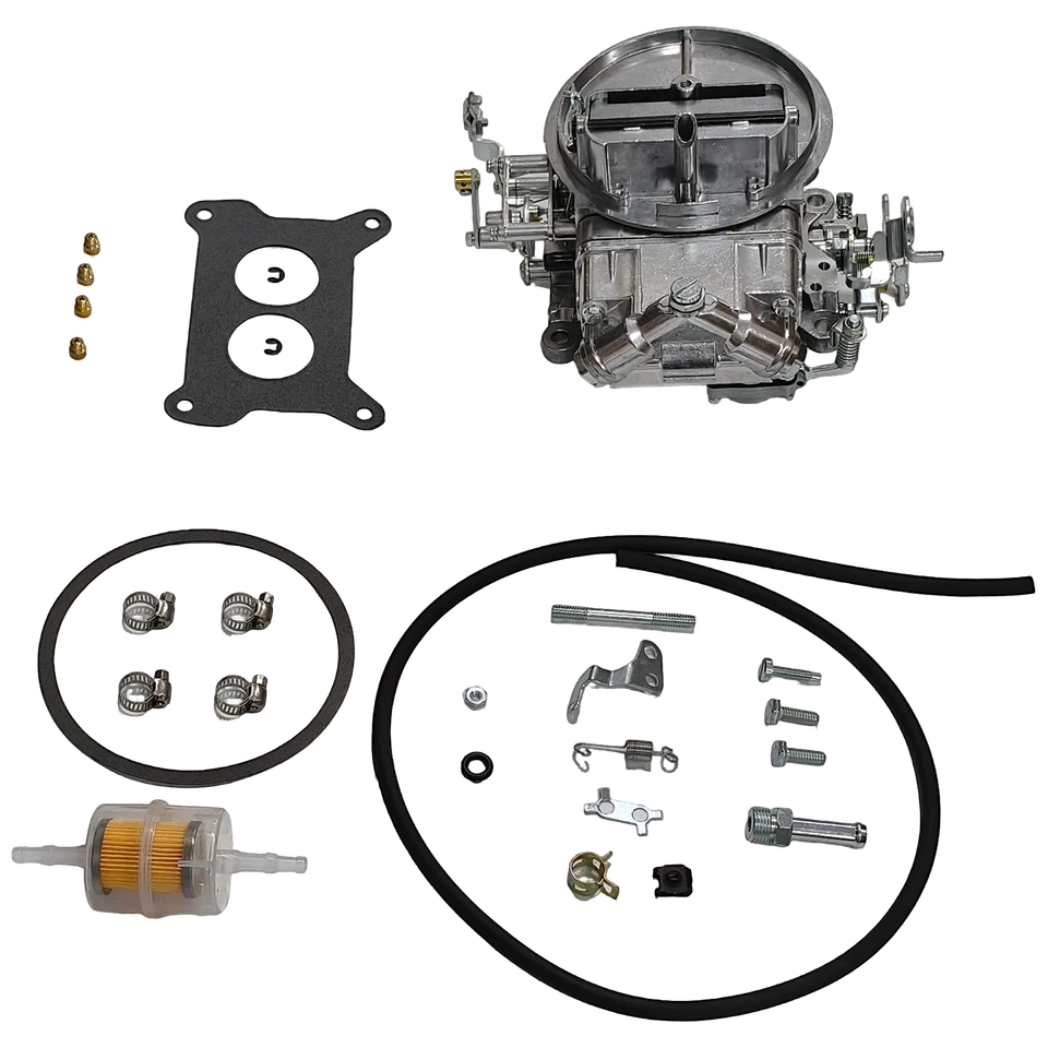 Replace For Holley 2 Barrel Carburetor 500 CFM w/ Manual Choke Gasoline Foto 2 de 4