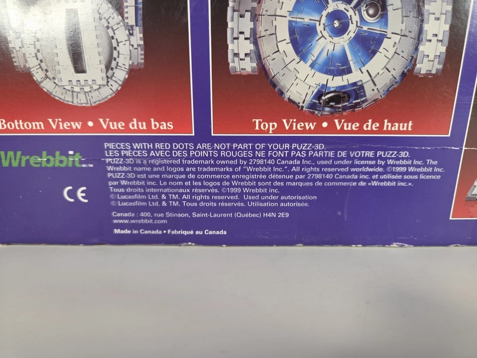 Rompecabezas 3D Star Wars Episodio 1 R2-D2 Wrebbit usado Foto 3 de 4