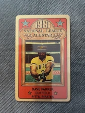 1981 Perma-Graphics All Star Gold Dave Parker