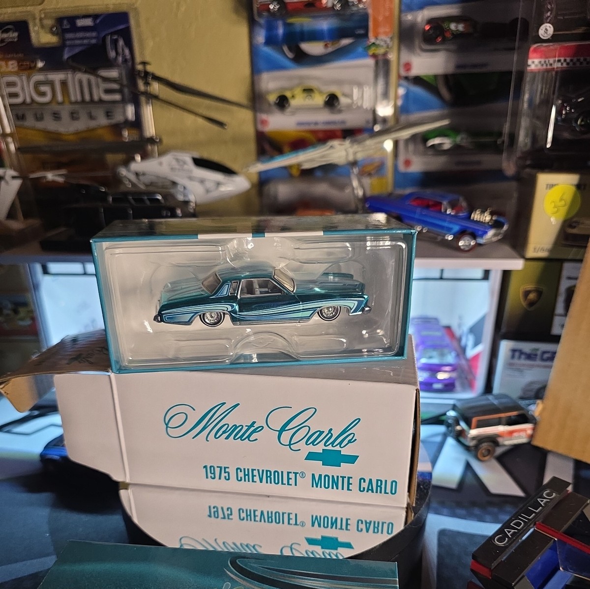 Hot Wheels Red Line Club RLC 1975 Chevrolet Monte Carlo Blue