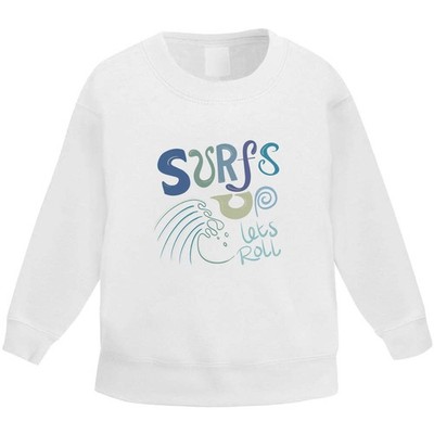 ''Surfs Up Lets Roll'' Kinder Sweatshirt / Pullover / Pulli (KW063236)