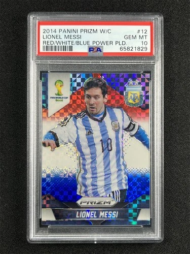 World Cup Lionel Messi 2014 Panini Prizm World Cup Lionel Messi #12 Blue