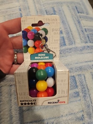 Mini Mefferts Keychain Mini Molecube Puzzle 2'' × 2'' NEW Keychain For Your Brain 