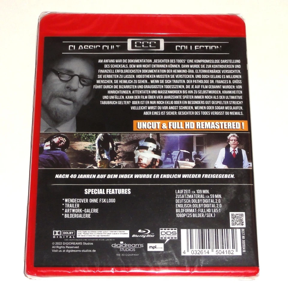 Blu-Ray Gesichter des Todes Uncut FSK18 Kult Horror Doku - Bild 2 von 2