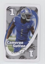 2024 Uno Fandom NFL Detroit Lions Silver Cameron Sutton #1 0c4
