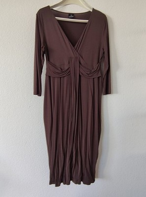 Madeleine Kleid schokobraun weich fallend Gr. 40 TOP