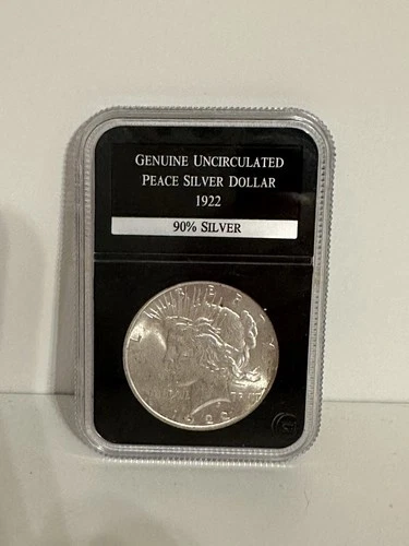 1922 Silver Peace Dollar Coin Uncirculated Genuine Piece