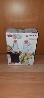 Alpina Öl und Essig Set - Hochwertige Flaschen