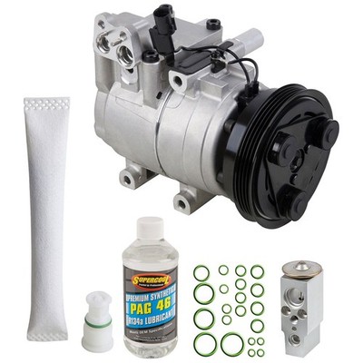For Hyundai Accent 2003 2004 2005 OEM AC Compressor w/ A/C Repair Kit