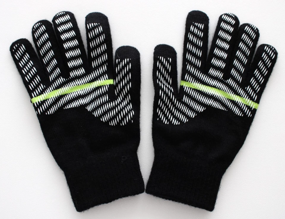 Nike вязаные Tech захват перчатки молодежи L/XL черный/вольт/серый - Изображение 2 из 3