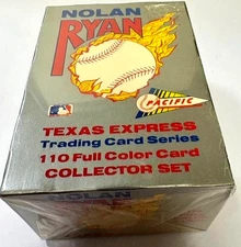 1991 Pacific Nolan Ryan Texas Express 110 Card Set Factory Sealed Box