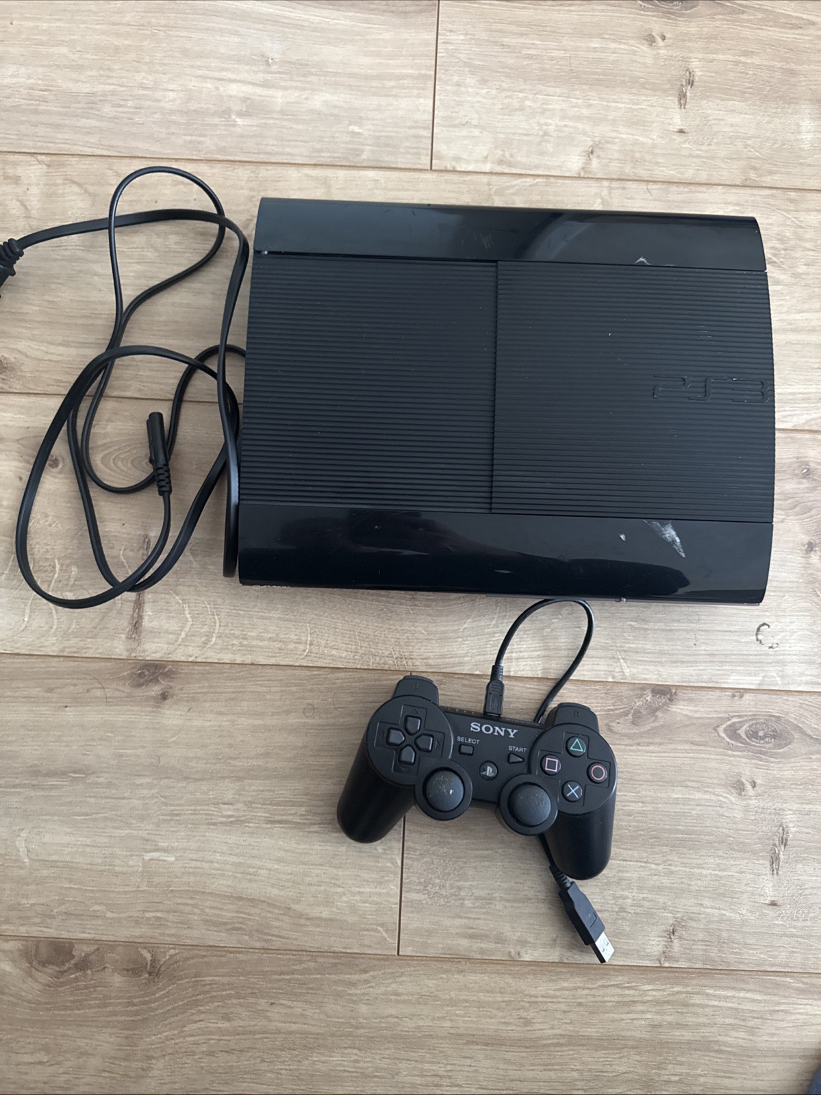 Sony PlayStation 3 250GB Super Slim Black PS3 VIdeo Game Console CECH-4001B