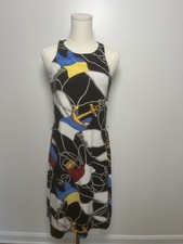 Womens Ralph Lauren Nautical Dress Size M Anchor Summer Nantucket FAST SHIP