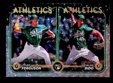 Osvaldo Bido Tyler Ferguson 2024 Topps Silver Crackle Foilboard #US69 Athletics