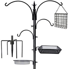 91" x 23" Premium Bird Feeding Station Kit, Bird Feeder Pole Wild Bird Feeder...