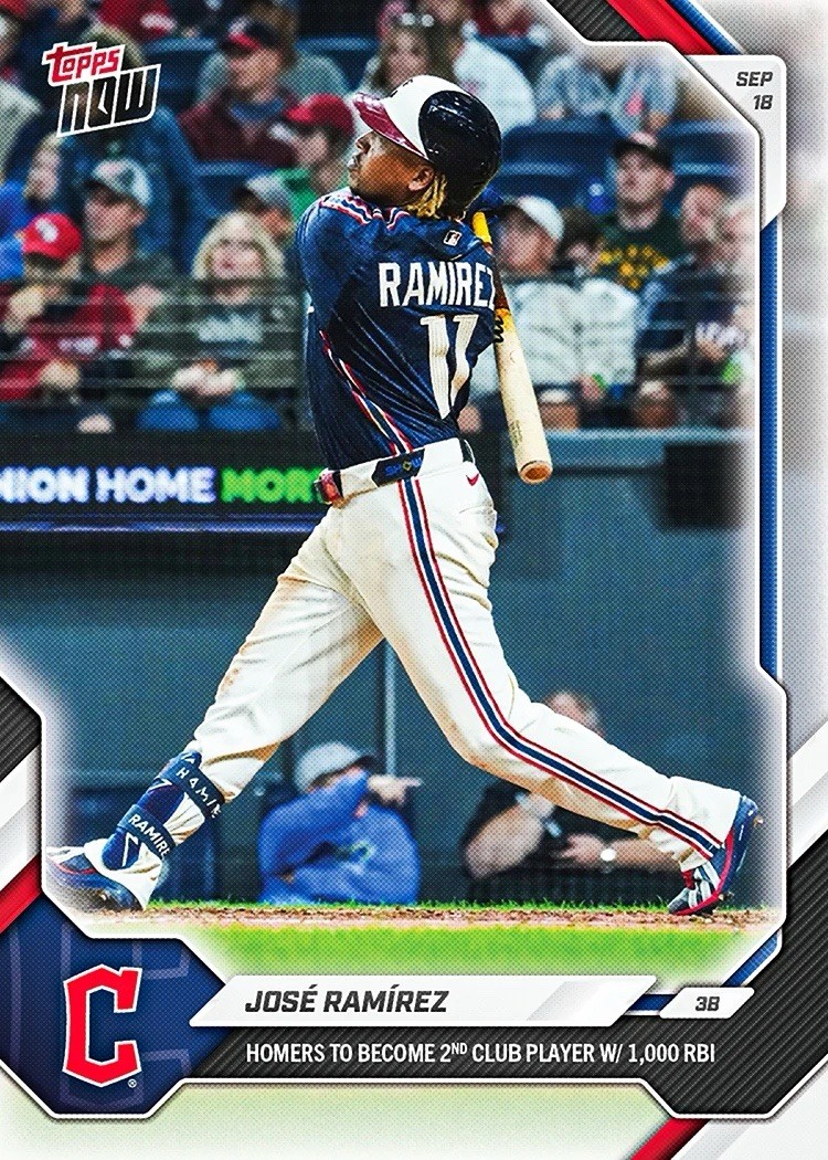*PRE SALE* José Ramírez - 2026 MLB Topps NOW® - Card 687