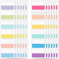 240 Pcs Sticky Index Tabs, 1.8 1Inch Colored Book Sticky Tabs for Notebooks, Rep